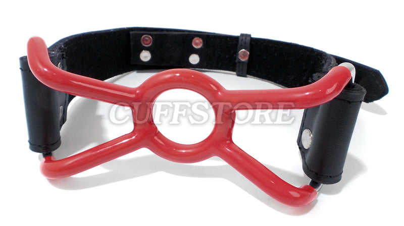 Lockable Bondage Adjustable O Ring Silicone Spider Open Mouth Gag Col