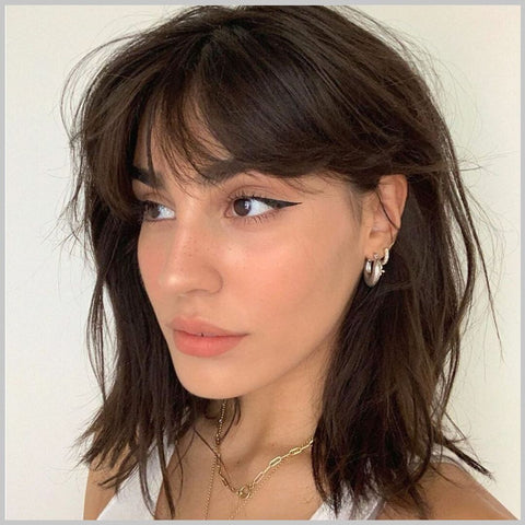 Short hair with bangs