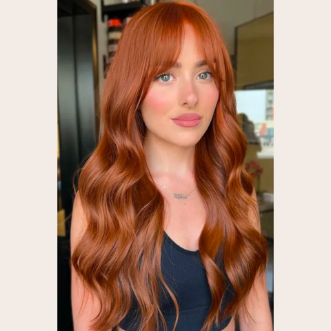 Peach Fuzz Perfection: Embracing Orange Hair Color Trends for 2024 - Ginger Spice
