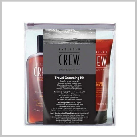 American Crew Travel Grooming Kit - 3in1