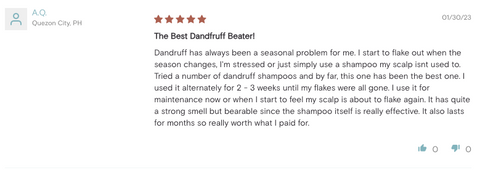 HairMNL Customer Review on Davines Purifying Shampoo 1