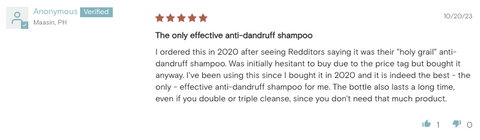 HairMNL Customer Review of Davines Purifying Shampoo 3