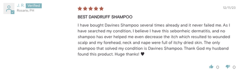 HairMNL Customer Review of Davines Purifying Shampoo 4