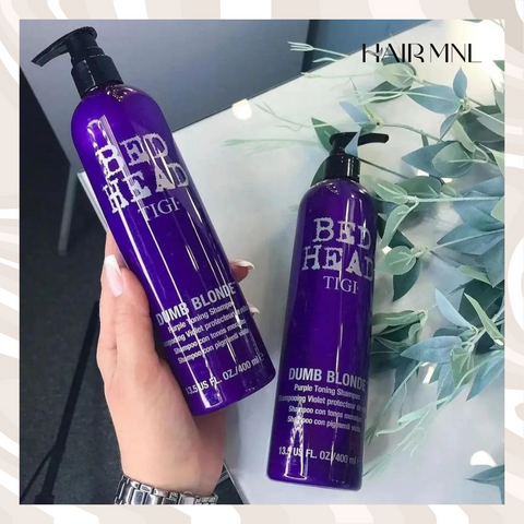 HairMNL Bed Head by TIGI Dumb Blonde Purple Toning Shampoo 400ml