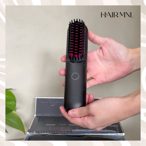 HairMNL TYMO Porta Portable Hair Straightening Brush HC-120