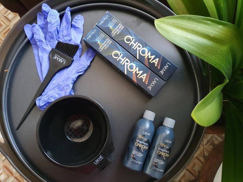 Lakme Chroma Ammonia-Free Permanent Hair Color Kit 