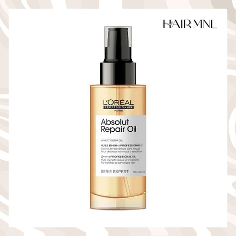 L'Oréal Professionnel Serie Expert Absolut Repair Gold 10-in-1 Perfecting Oil - HairMNL