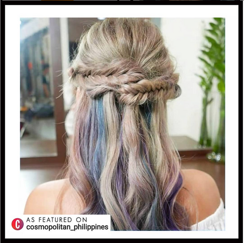 Hair with many colors