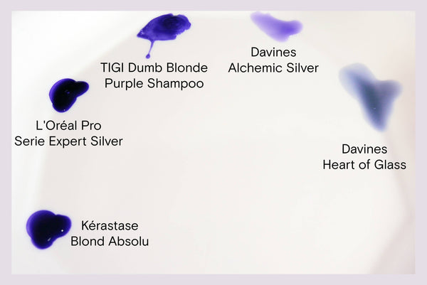 Purple shampoos color