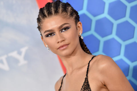 Zendaya Red Carpet Cornrows