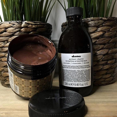 Davines Alchemic Chocolate Shampoo & Conditioner