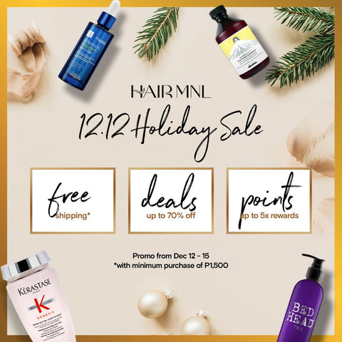 Free Shipping + Up to x5 HairMNL Rewards Points