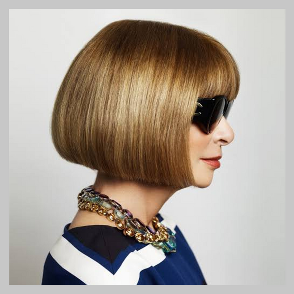 Anna Wintour Bob, Bangs, & Shades