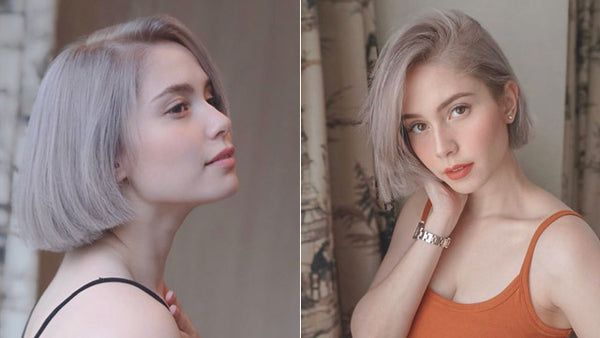 Blonde With Hairstyles Seen On Asian Celebrities - Hairmnl