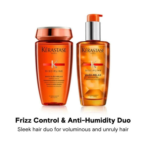 Kérastase Discipline Oleo-Relax Shampoo & Oil Duo - HairMNL