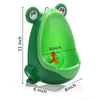 4 Color Baby Urinal Frog Shape Vertical Wall-Mounted Pee Convenient Cute Animal Boy's Potty Standing Toilet Boy Xmas Gift