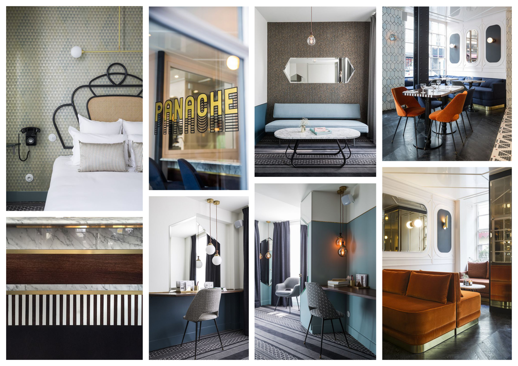 Paris Loves Wallpaper: Hotel Panache Interior Design Inspiration Wallpaper Trader