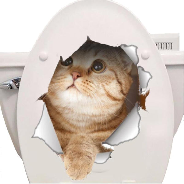 Stickers Abattant Wc Chat J Aime Vraiment Chat