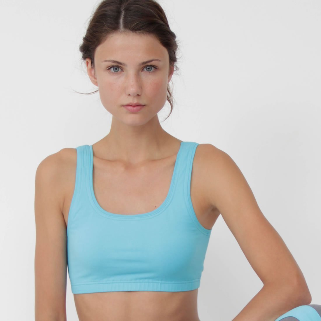 Lavento Womens Halter Sports Bra Longline Padded Yoga Crop Bras Top