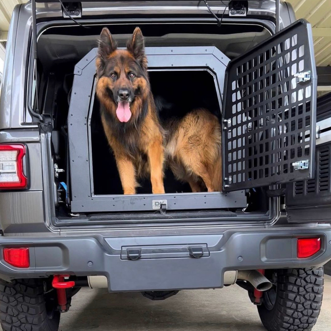 Jeep Wrangler JL Single Bay Dog Crate - Transport Cage – DK Stainless Pty  Ltd