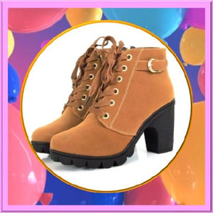 Leather Platform Boots (3 Colors - 6 