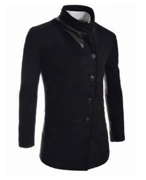 Single-Breasted Wool Overcoat – Kwikibuy.com™® Official Site~Free Shipping