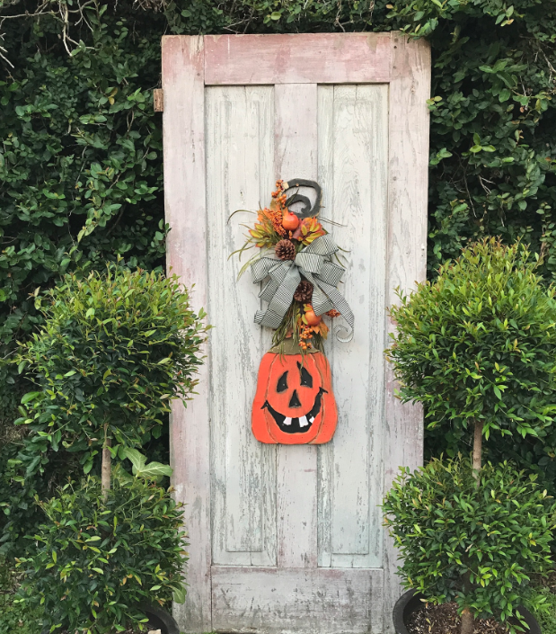 Wood Jack-O-Lantern Wreath – Keleas