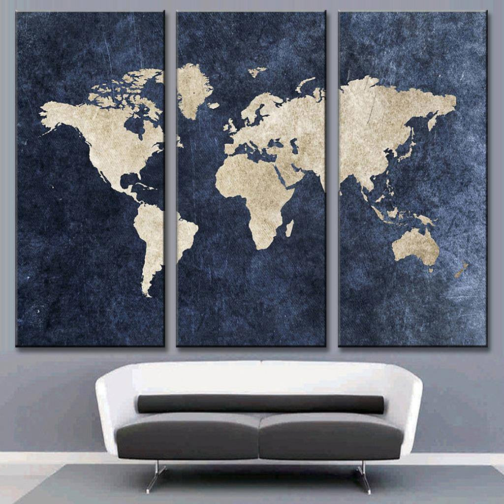 Canvas World Map