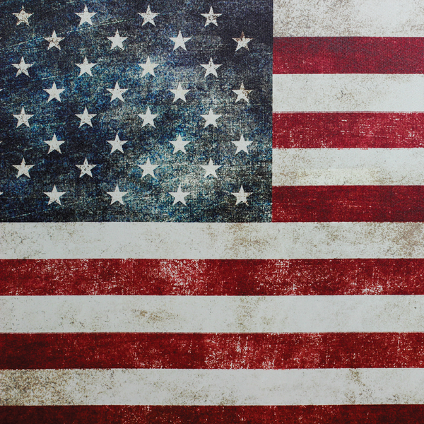 American Flag Vinyl, USA Distressed Faded Flag Heat Transfer Printed ...