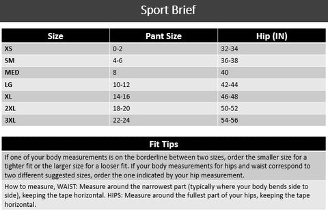 Women's FR Flame Resistant Sport Brief Underwear - Racechick