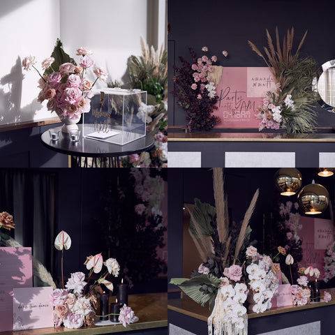 wedding-flowers-inspiration-pink-black