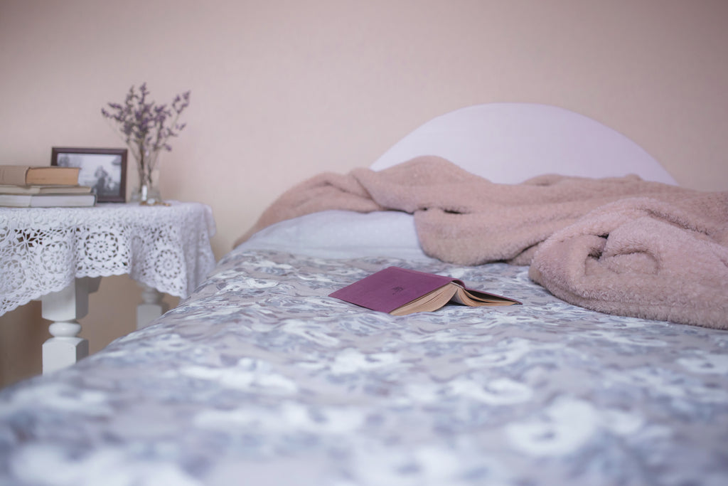 Book and bed