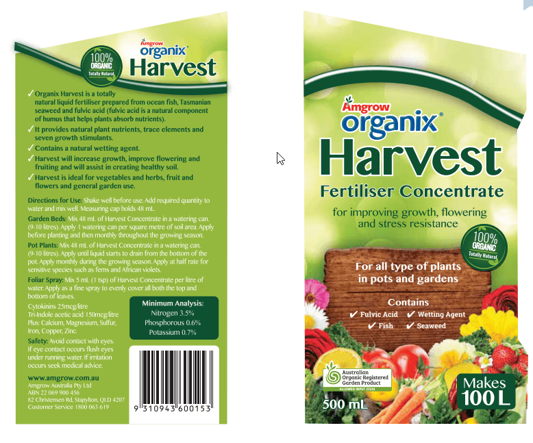 Amgrow Harvest Organix 500ml