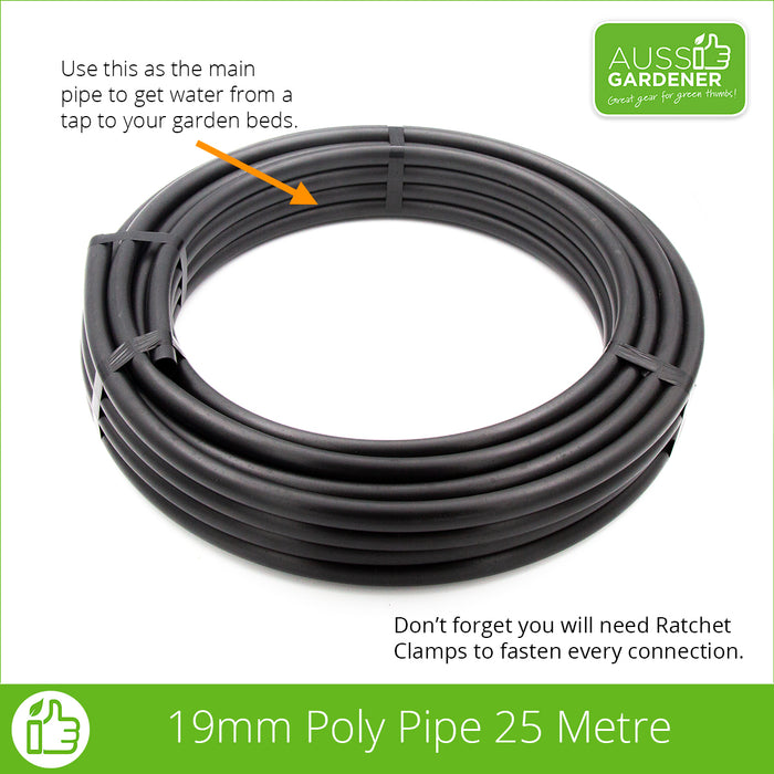 19mm Poly Pipe 25m