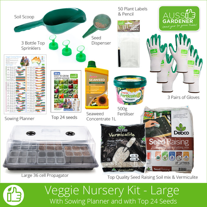 Aussie Gardener Veggie Nursery Kit - Large