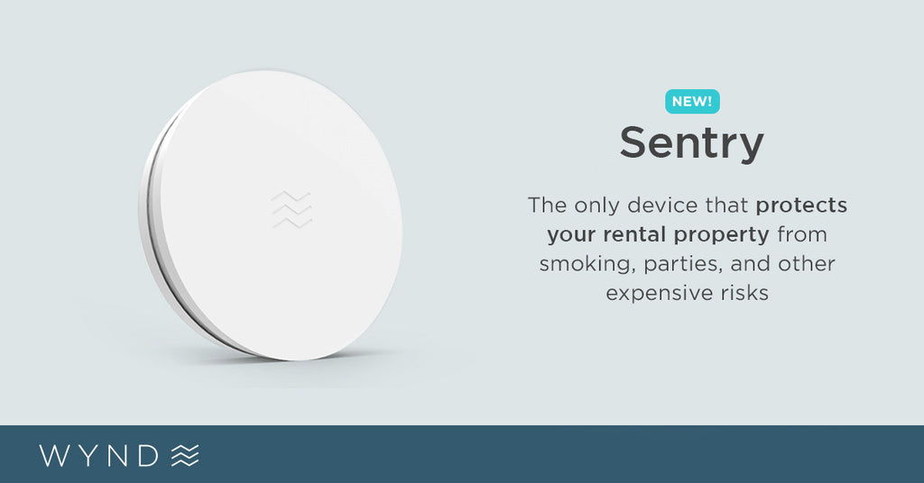 Sentry the only monitor of its kind that can reliably detect and identify cigarette smoke and excessive noise. 