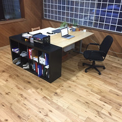 flooring options for home office or den, white oak flooring