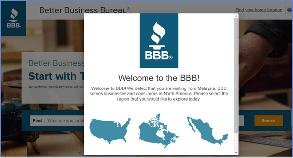 flooring stores and flooring companies on Better Business Bureau