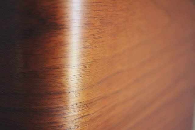 High-gloss hardwood floors that should be protected during a move.