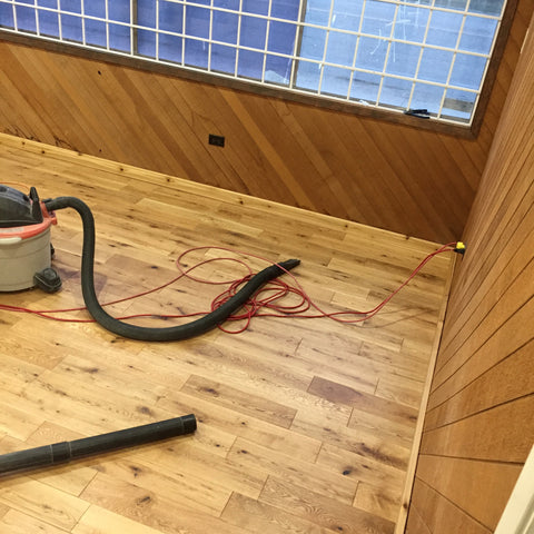 putting in hardwood floors