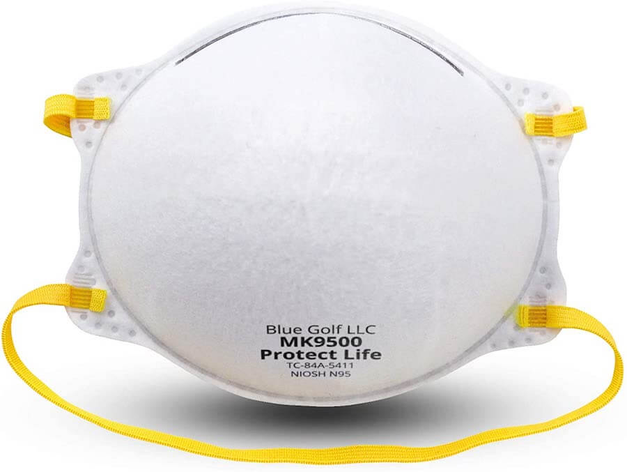 NIOSH N95 disposable respirator