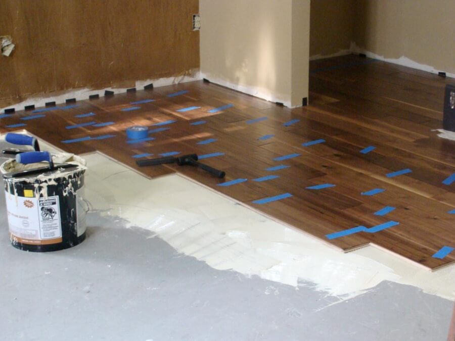 installing hardwood floors on concrete