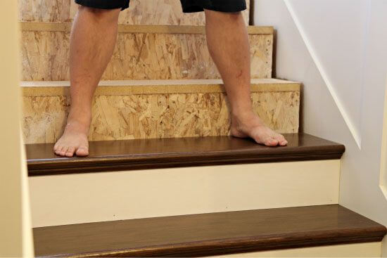 how to install stair treads