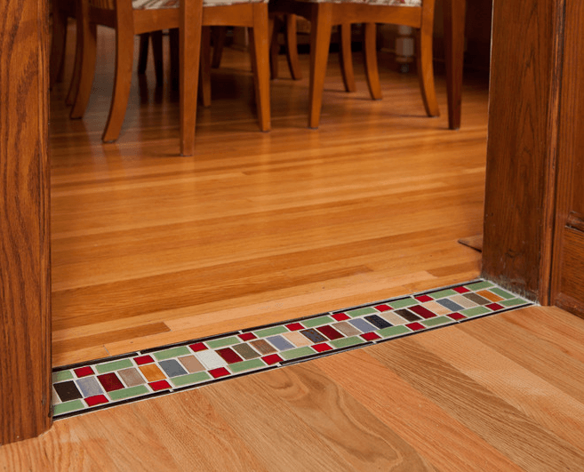 Floor Transitions Between Kitchen And Living Room