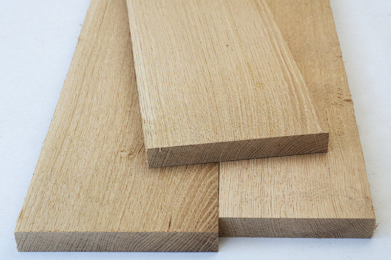 rift sawn white oak boards