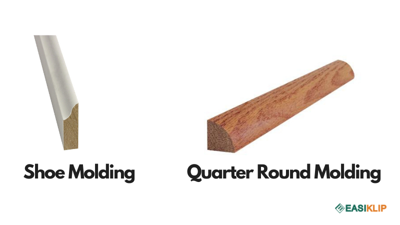 shoe molding vs quarter round molding