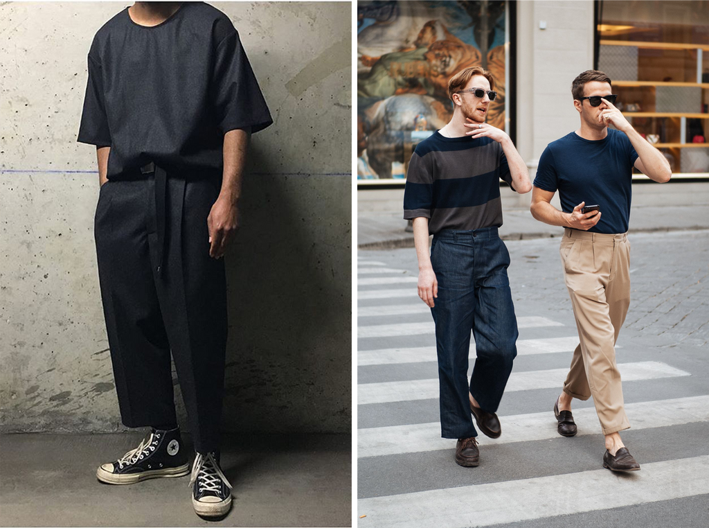How to pull off a wide-leg smart casual pants. – G R A Y E