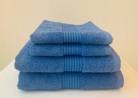 Dickies Deluxe Bath Towels In Denim Blue Colour Linen Obsession