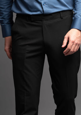 Grey Colour Formal Trousers for Men - Elite Trouser by Aristobrat