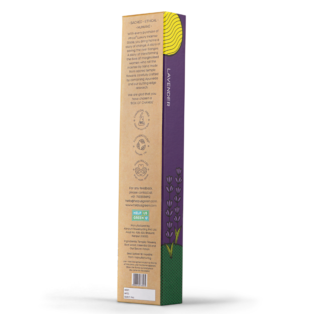 Phool Organic Incense Sticks- Lavender (40 pieces) – PHOOL